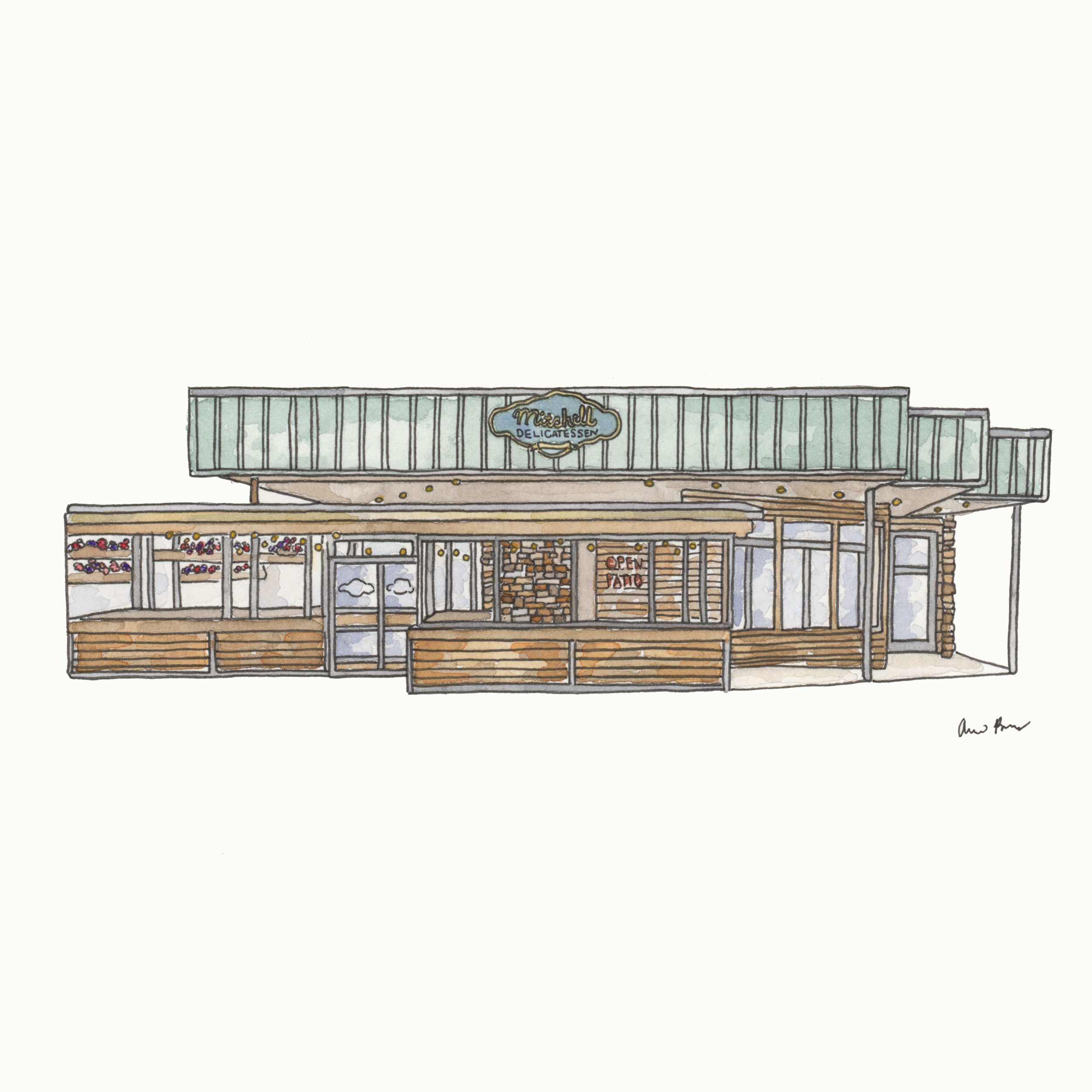 Mitchell Delicatessen Fine Art Print