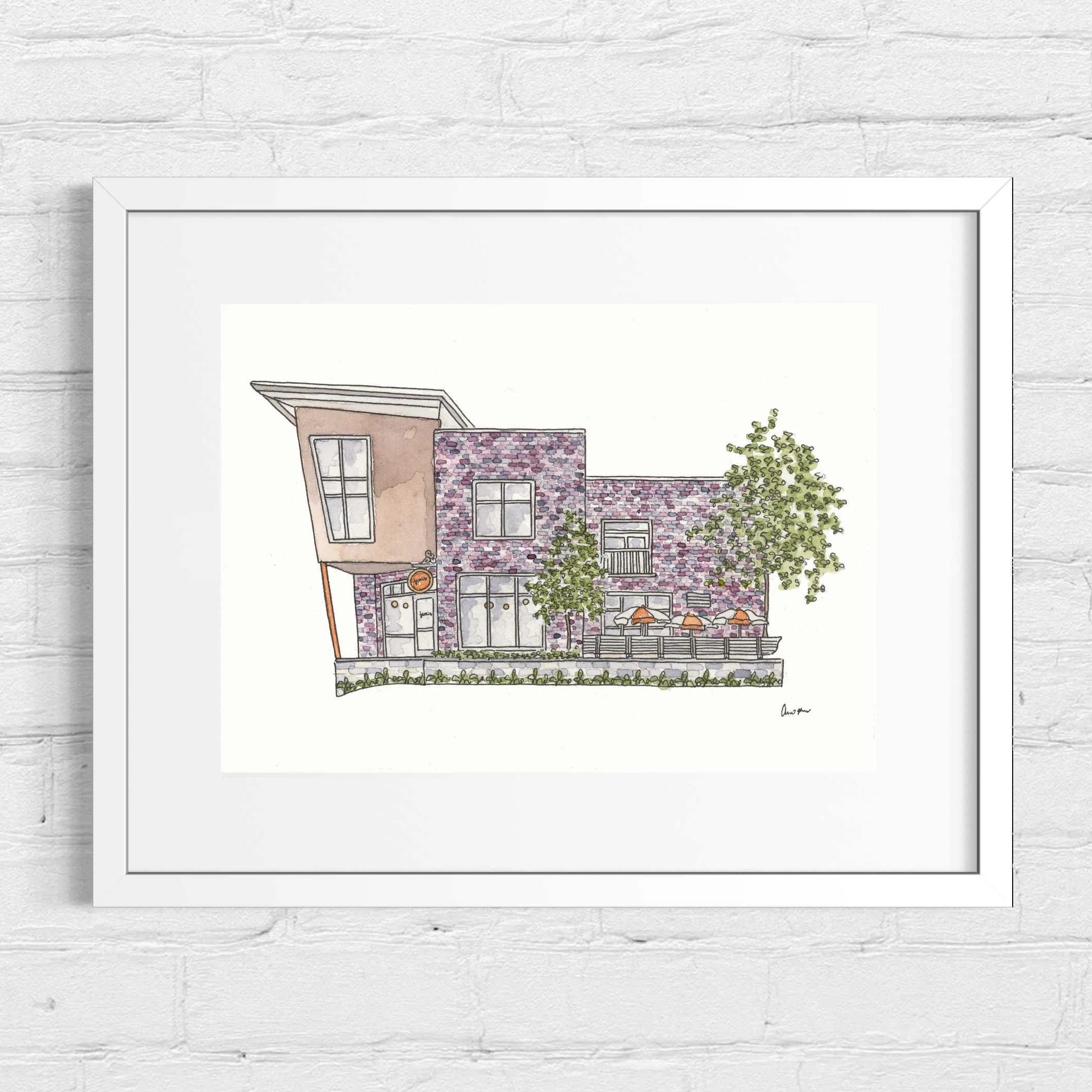 Jeni's Ice Cream I Matted 5x7 I $165 I Available at TN Craft Fair