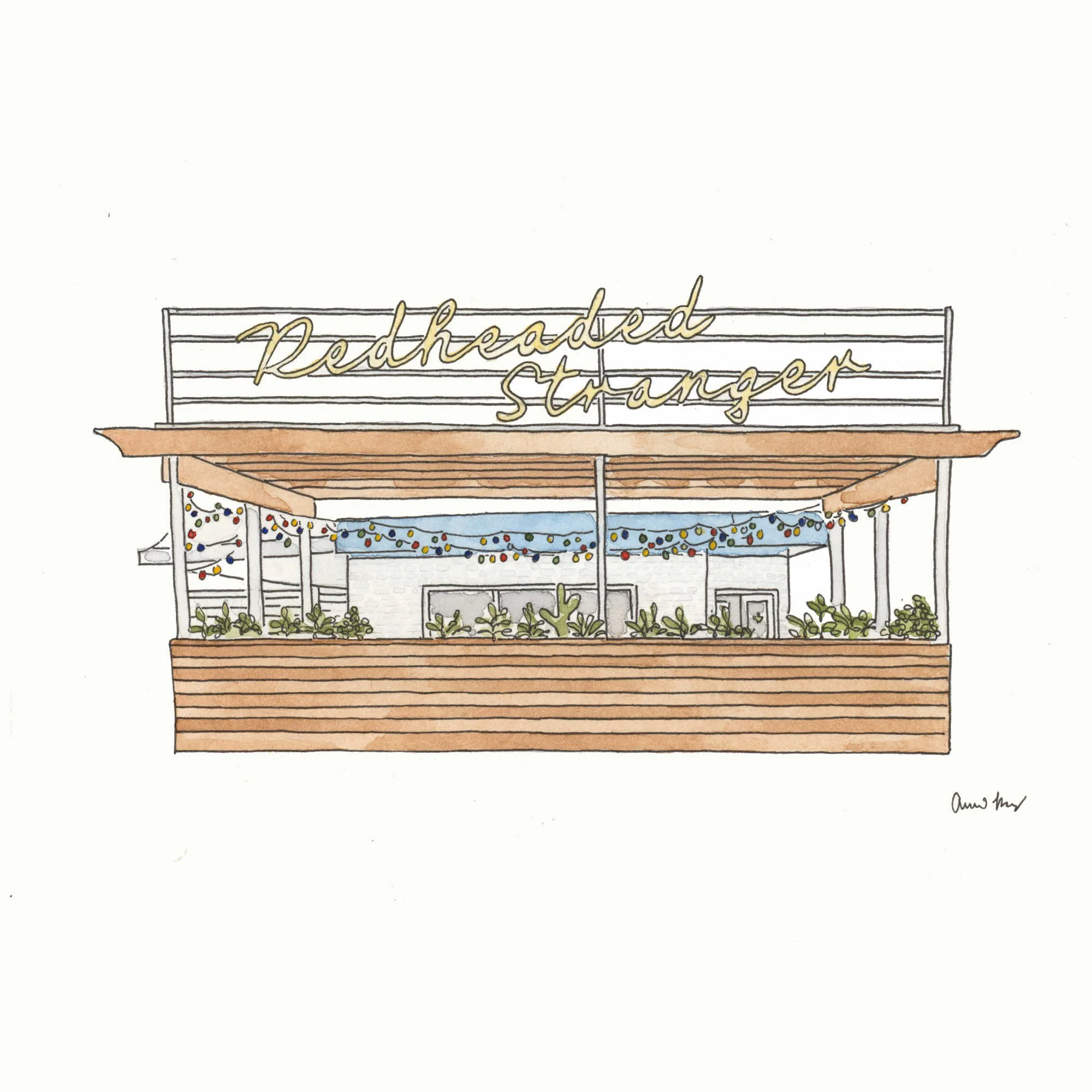 Red Headed Stranger Fine Art Print