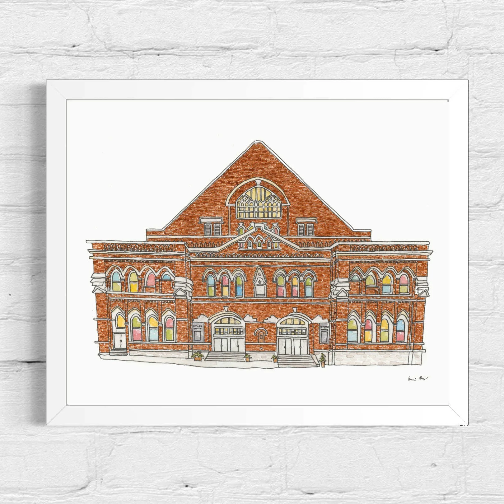 The Ryman Auditorium I 8x10 I $195 I Available at Artclectic