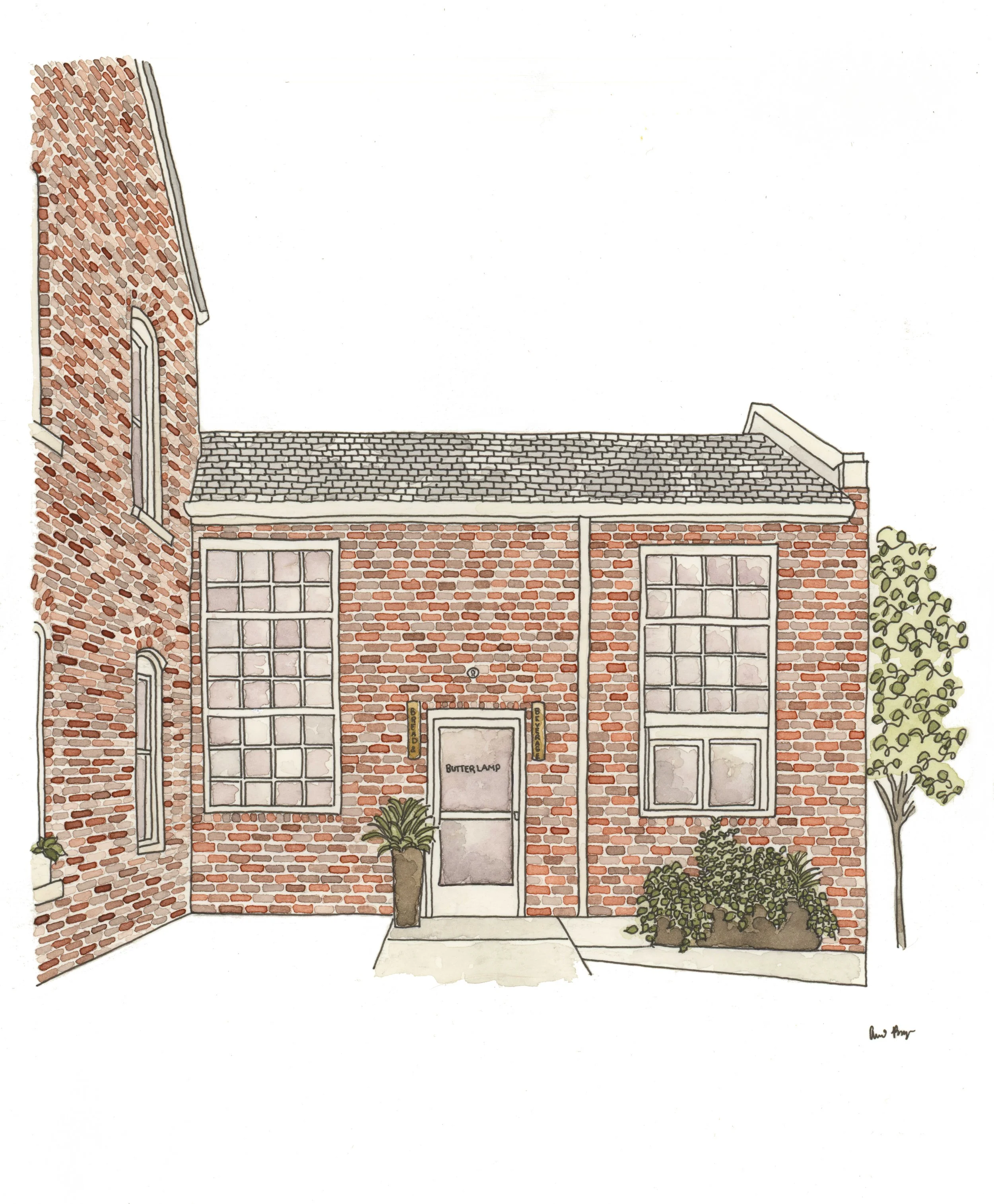 Butterlamp Original Painting