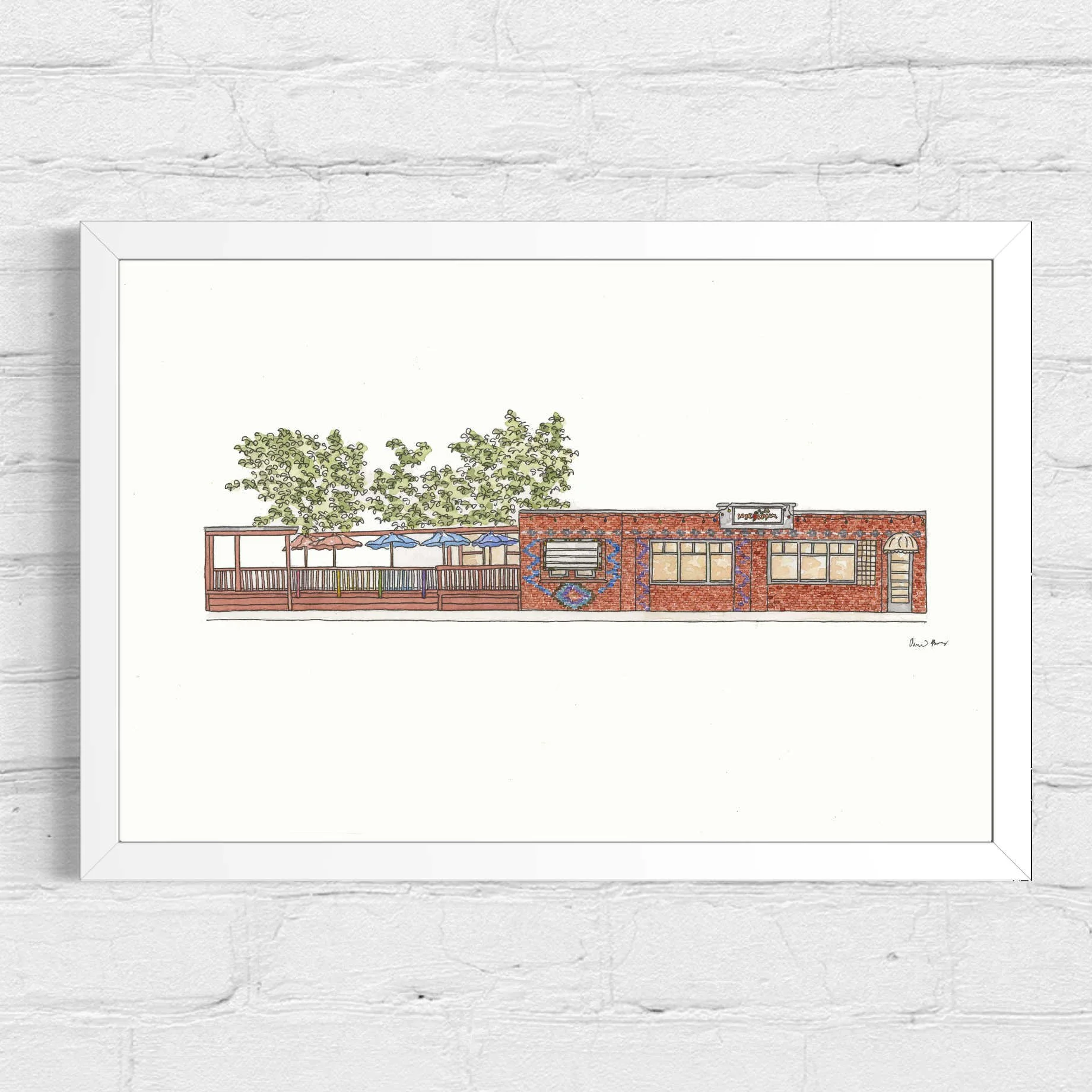 Rosepepper Cantina I 8x12 I $195 I Available at Artclectic