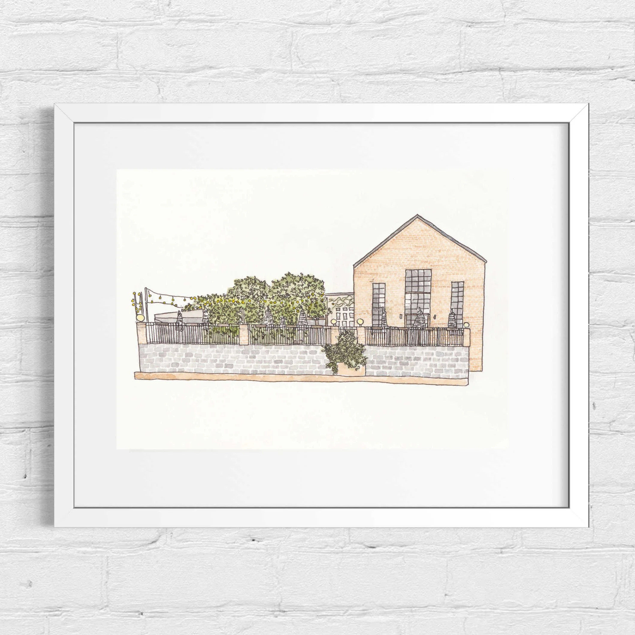 Butchertown Hall I Matted 5x7 I $165 I Available at TN Craft Fair