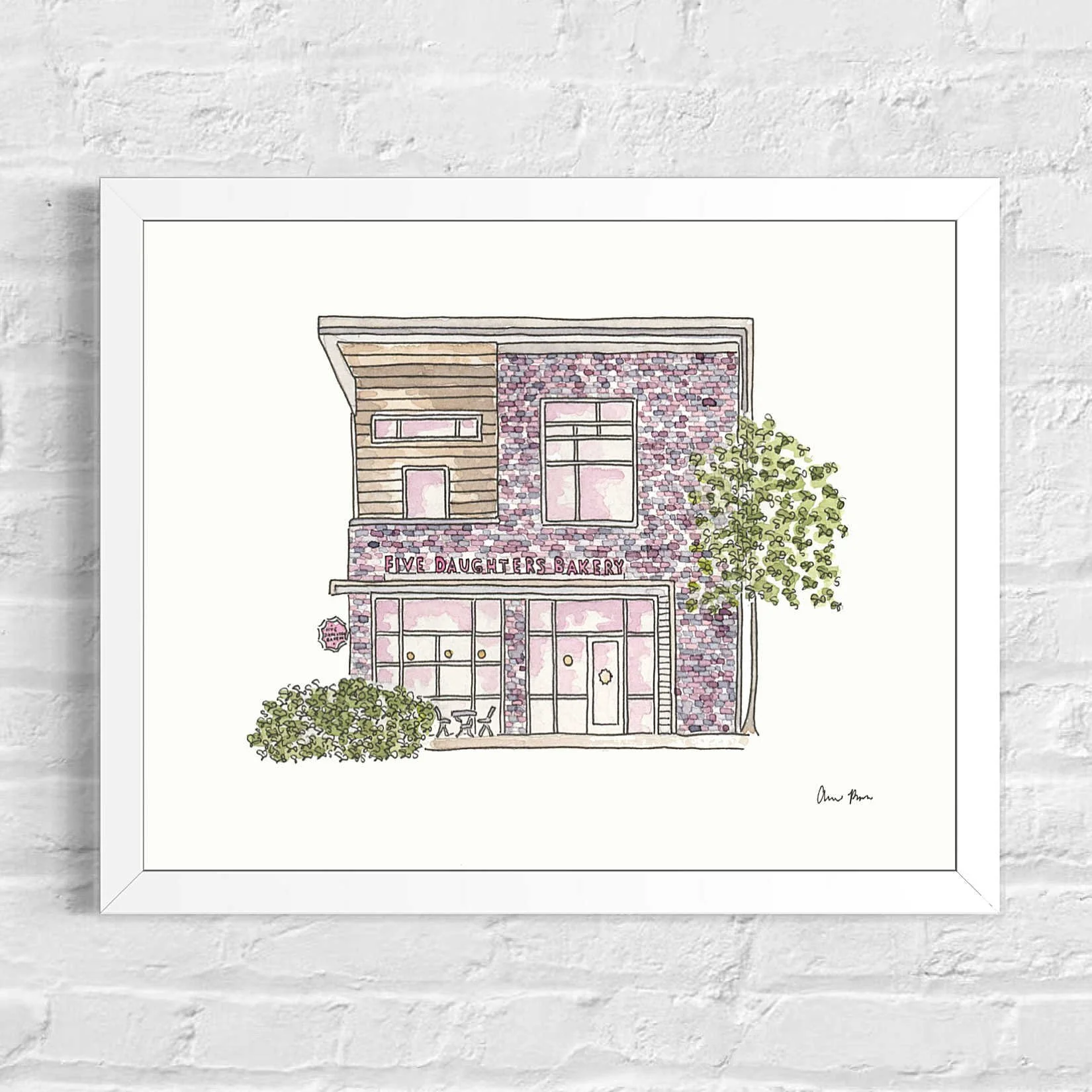 Five Daughters Bakery Original Painting