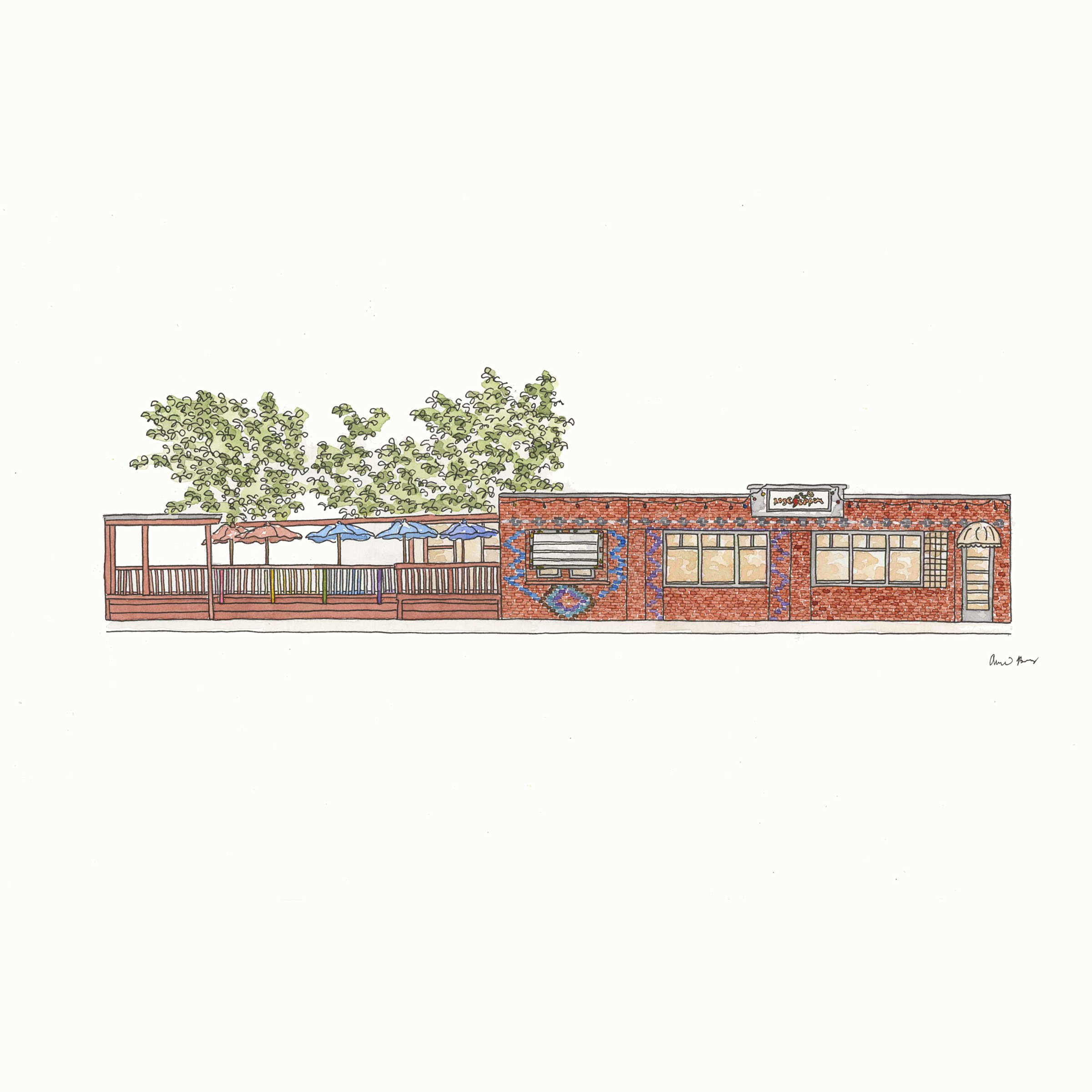 Rosepepper Cantina Fine Art Print