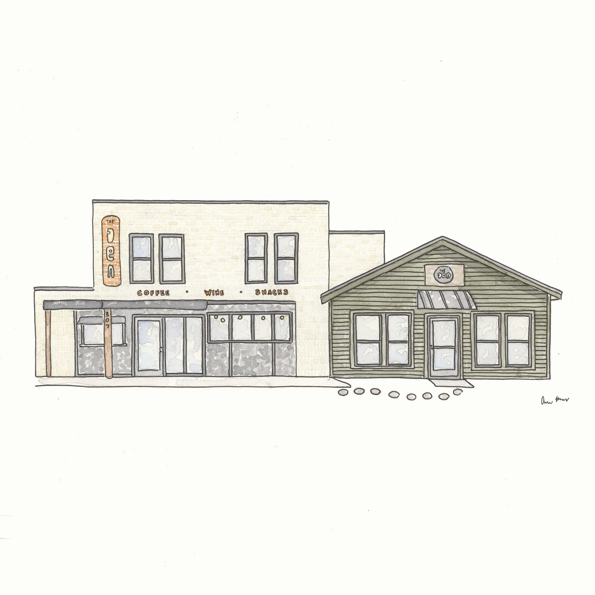 The Den Fine Art Print