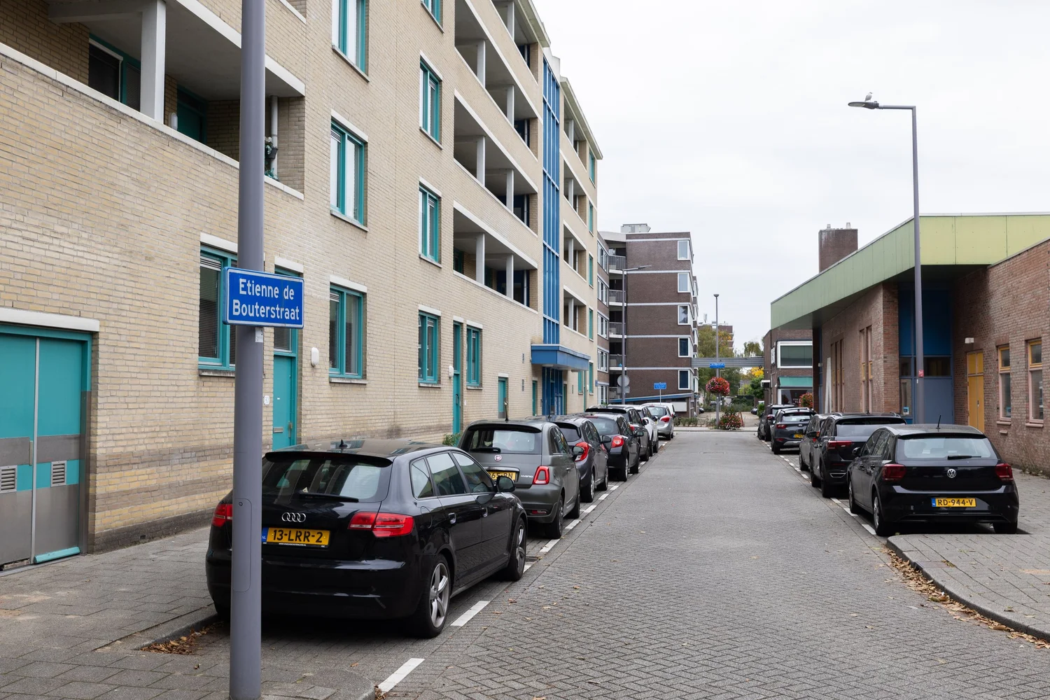 Straatbeeld bij woonproject Van Milplaats