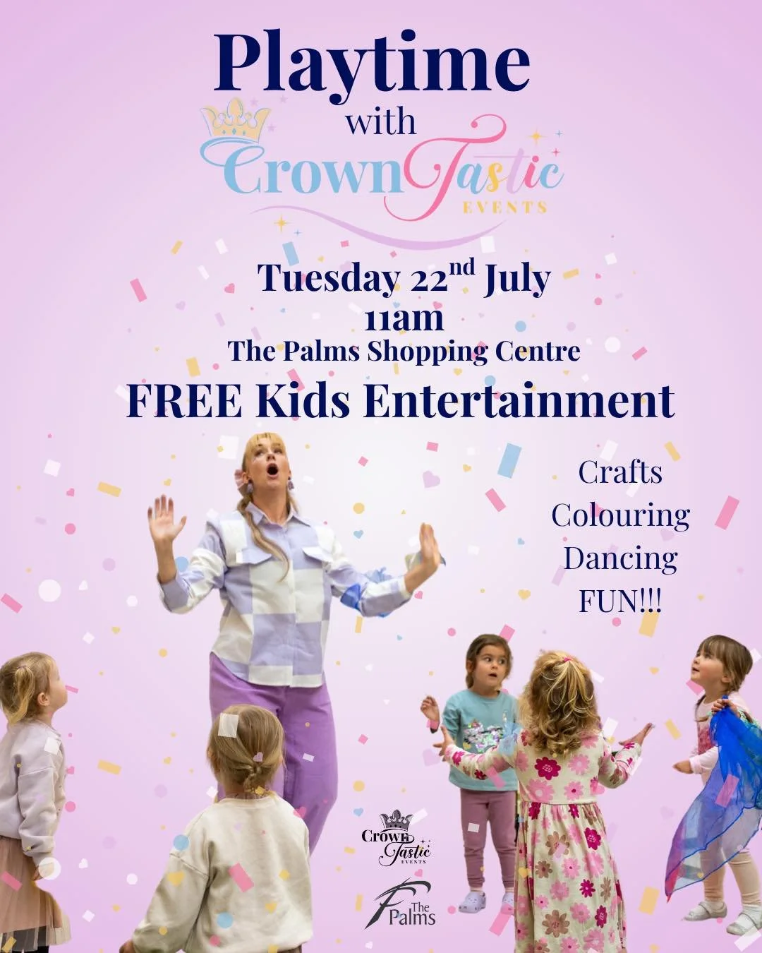 Tennille&rsquo;s back next week! 

FREE Kids Entertainment! thepalmschristchurch
Tuesday 22nd July - 11am

This week is space themed!
✨ Join us for out of this world fun!
🪐 Make your own spinning top Planet
🌍 Space themed dancing and singing 
👽 an