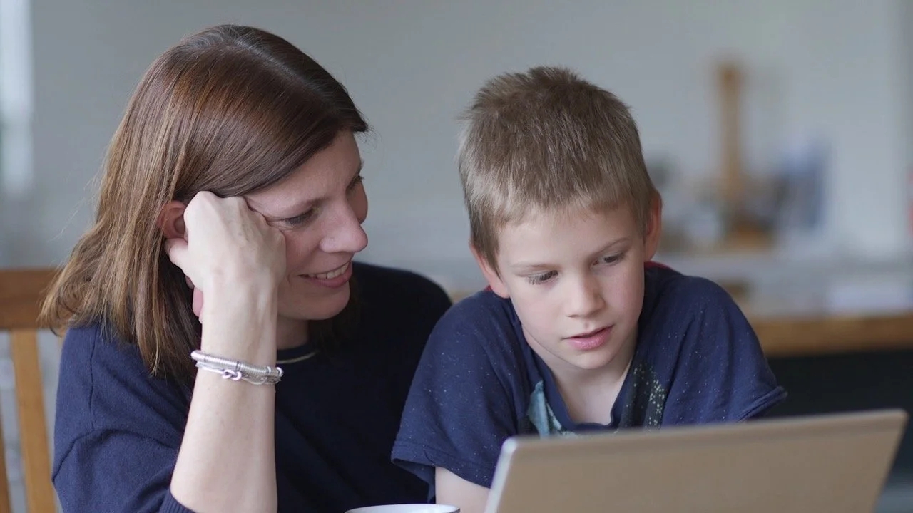 Still image from ICE inauguration film 'Shaping Zero' featuring Rachel Skinner presenting message on Net Zero