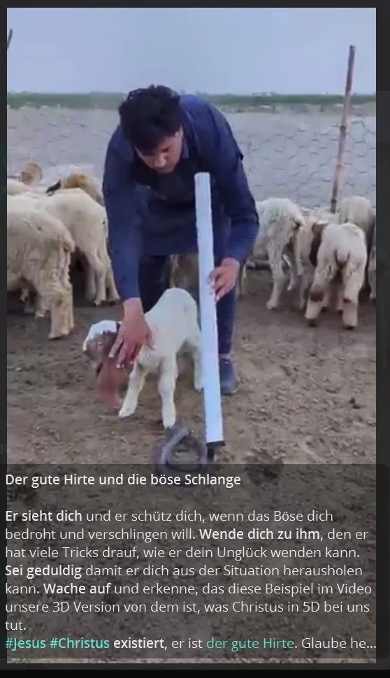 Blogeintrag: Der gute Hirte gegen die böse Schlange