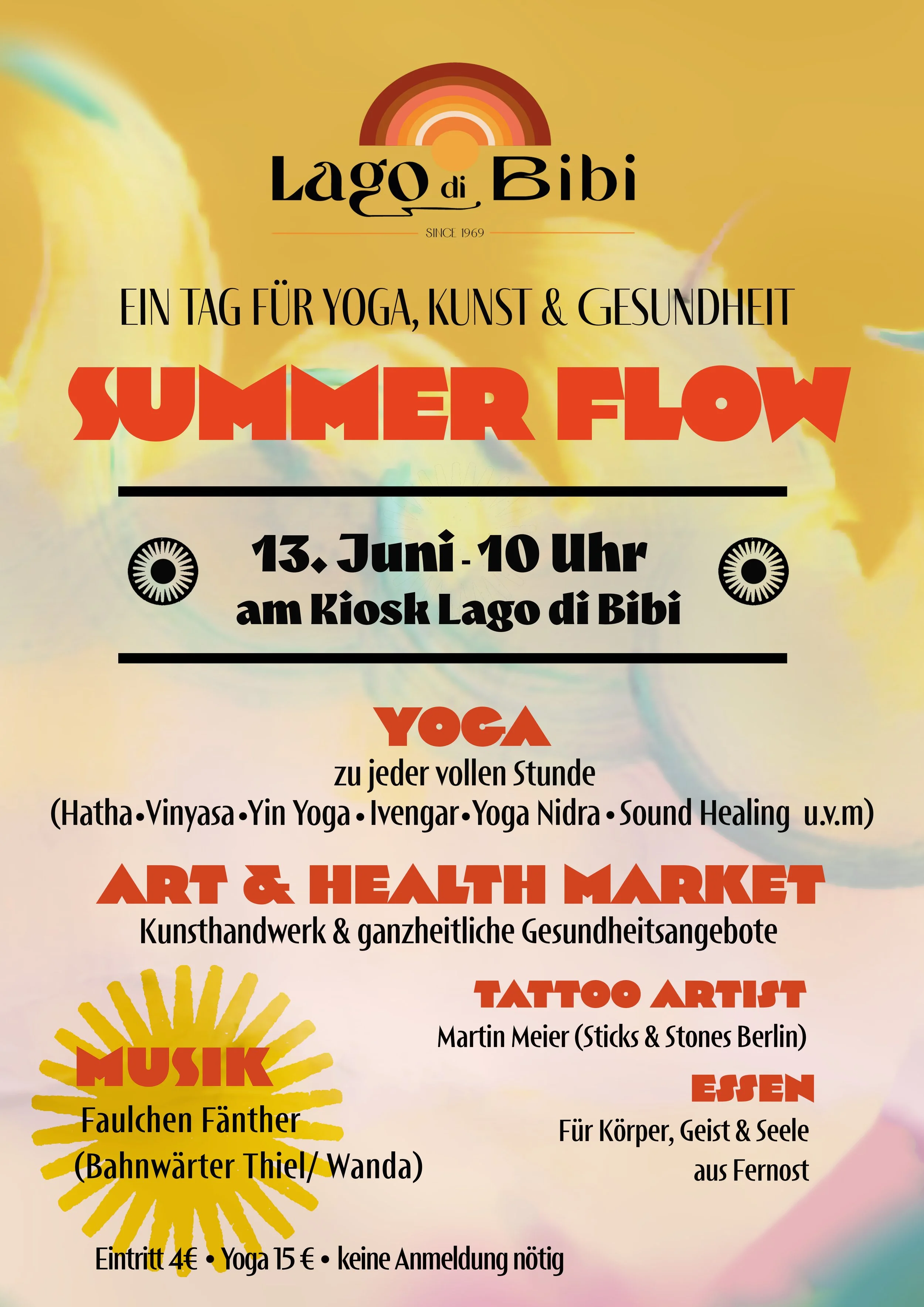 SUmmerflow Yoga Plakat