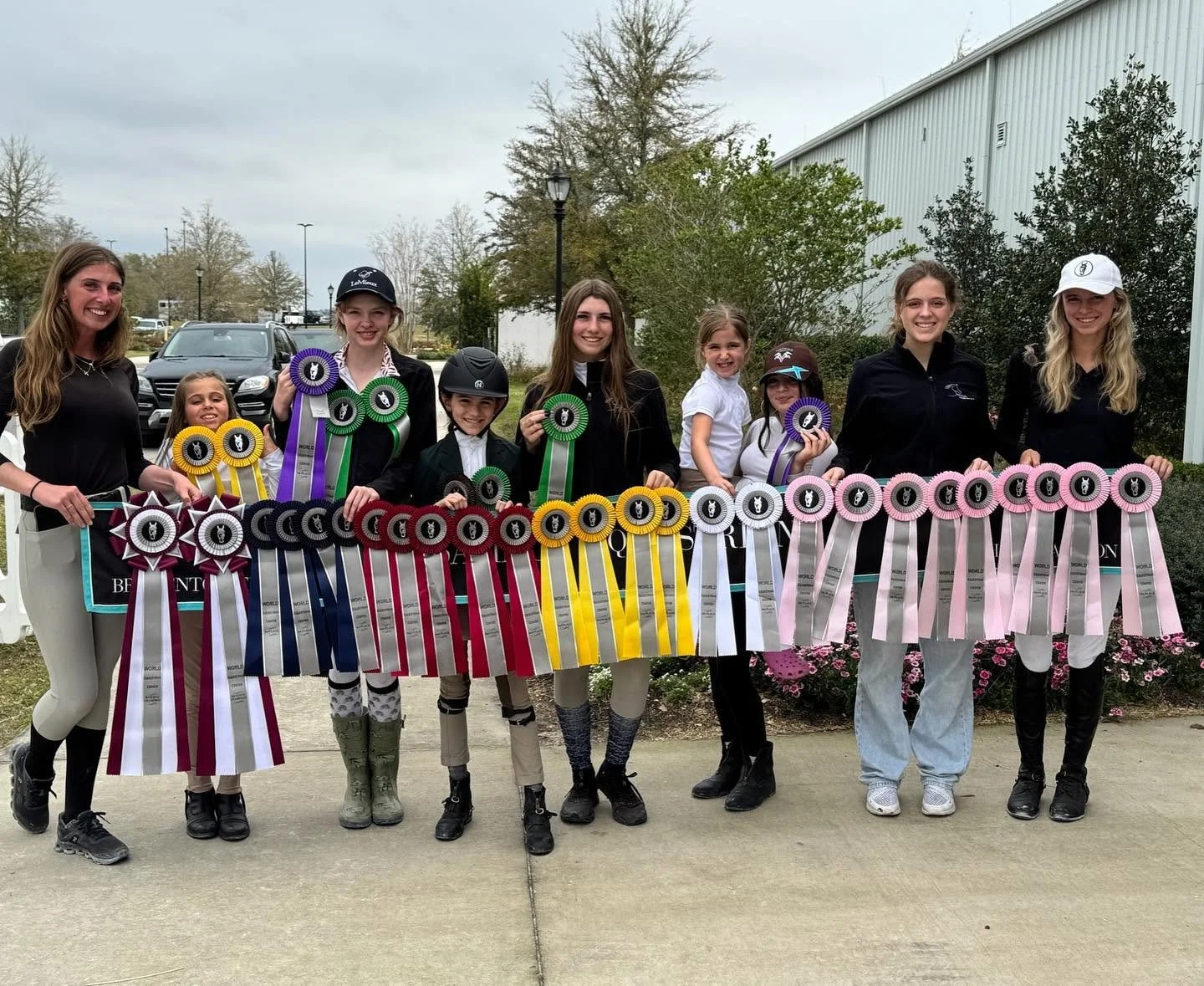 Beginner lesson: Beginner horseback riding lesson at Sammon Equestrian near Lakewood Ranch, Florida