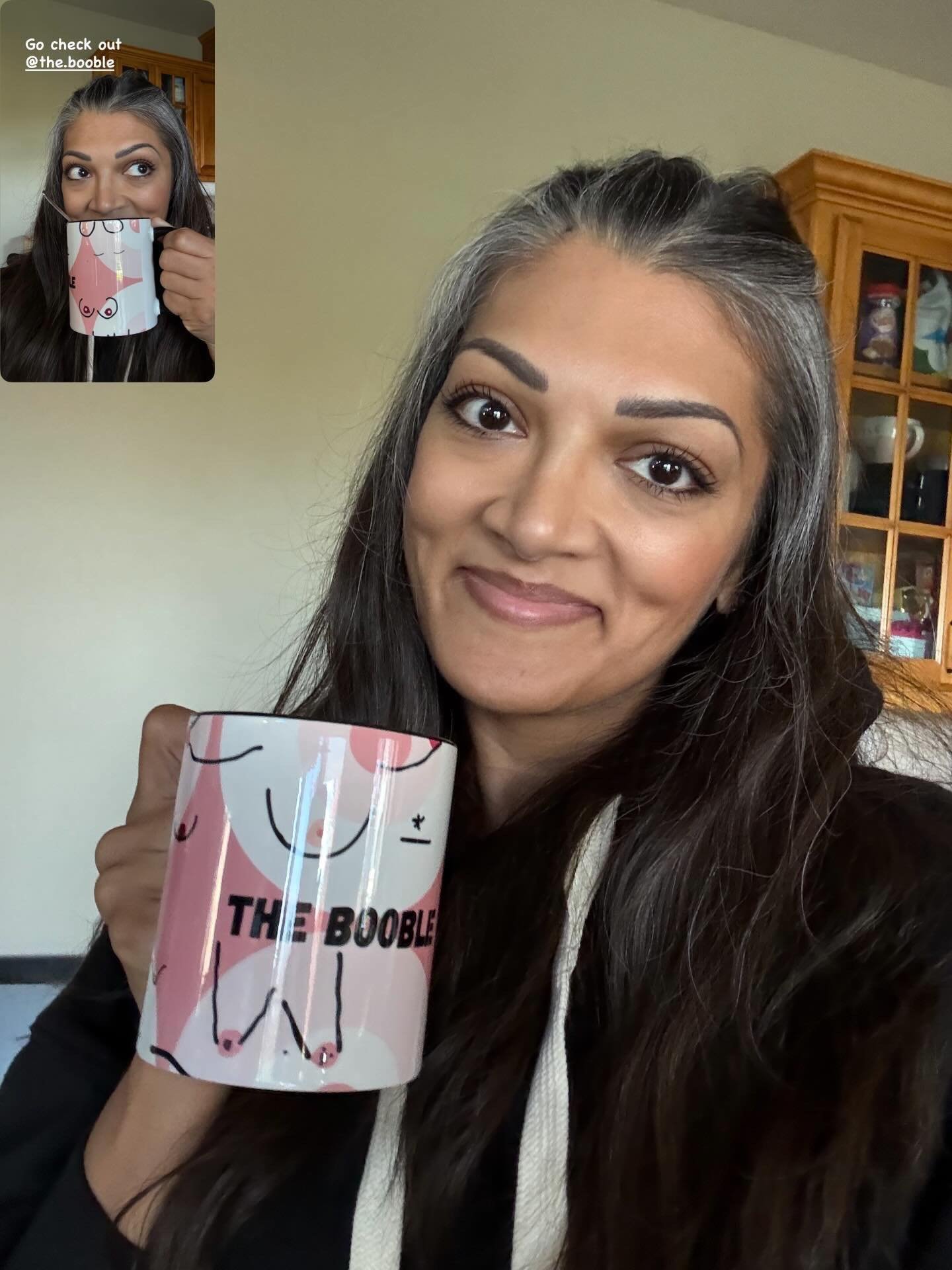 A beautiful friend enjoying her coffee In her new mug.
Checkout her mug and other merchandise at - www.thebooble.com

#coffeetime #mugs #friendshipgoals❤️ #love #merch #thebooble #booksbooksbooks #readreadread #breasts #boobies #variety #beauty #beau