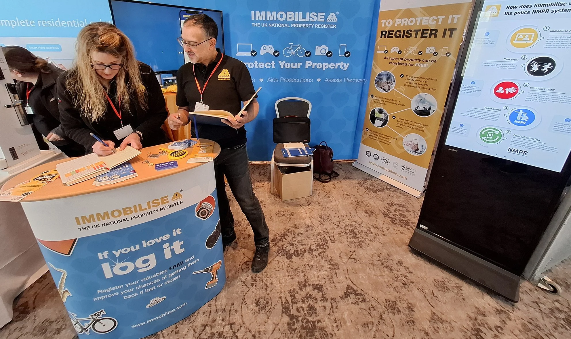 The Immobilise stand at ATLAS 2025