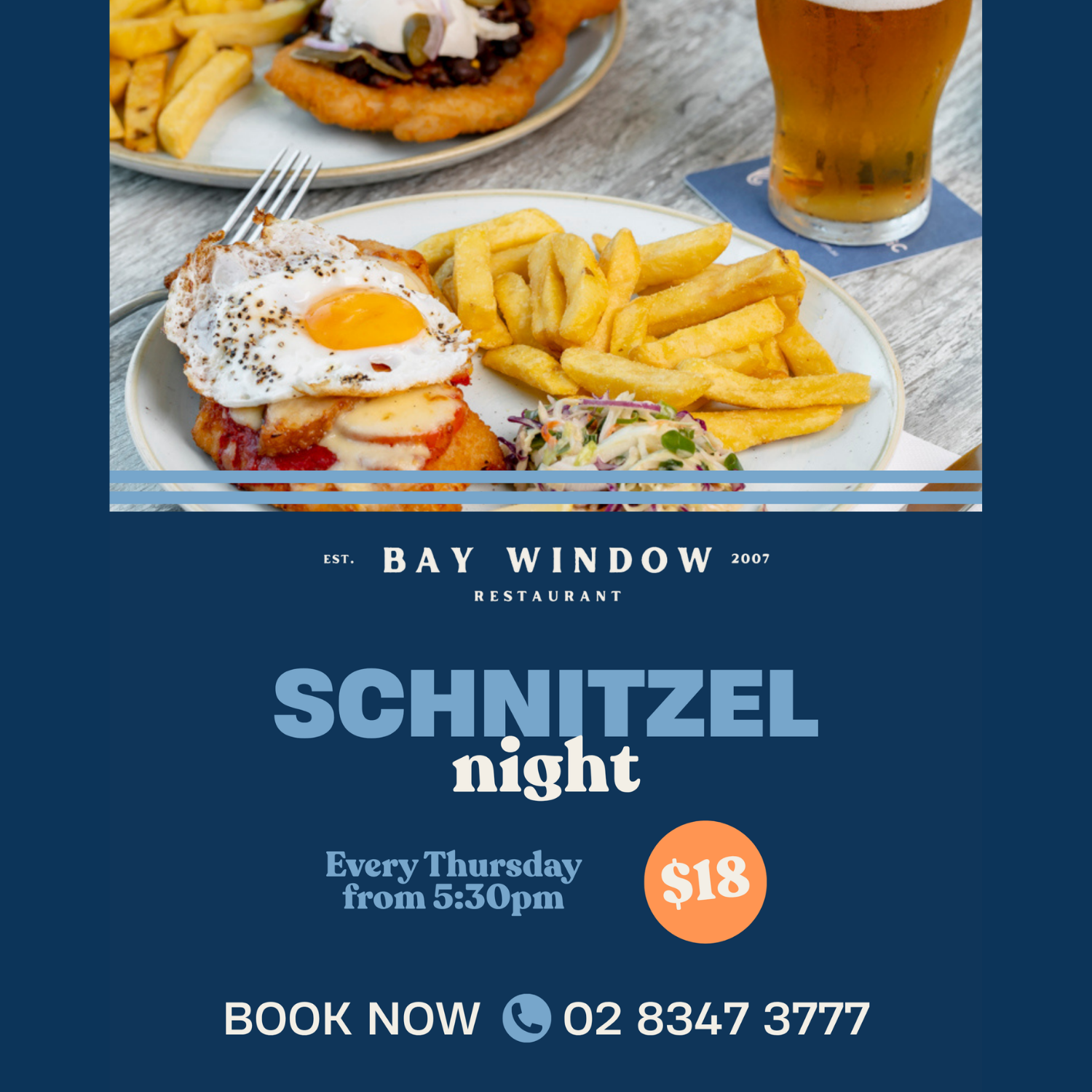 THURSDAY SCHNITZEL NIGHT