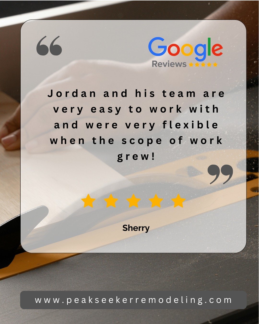 💖💖We love when clients say things like: