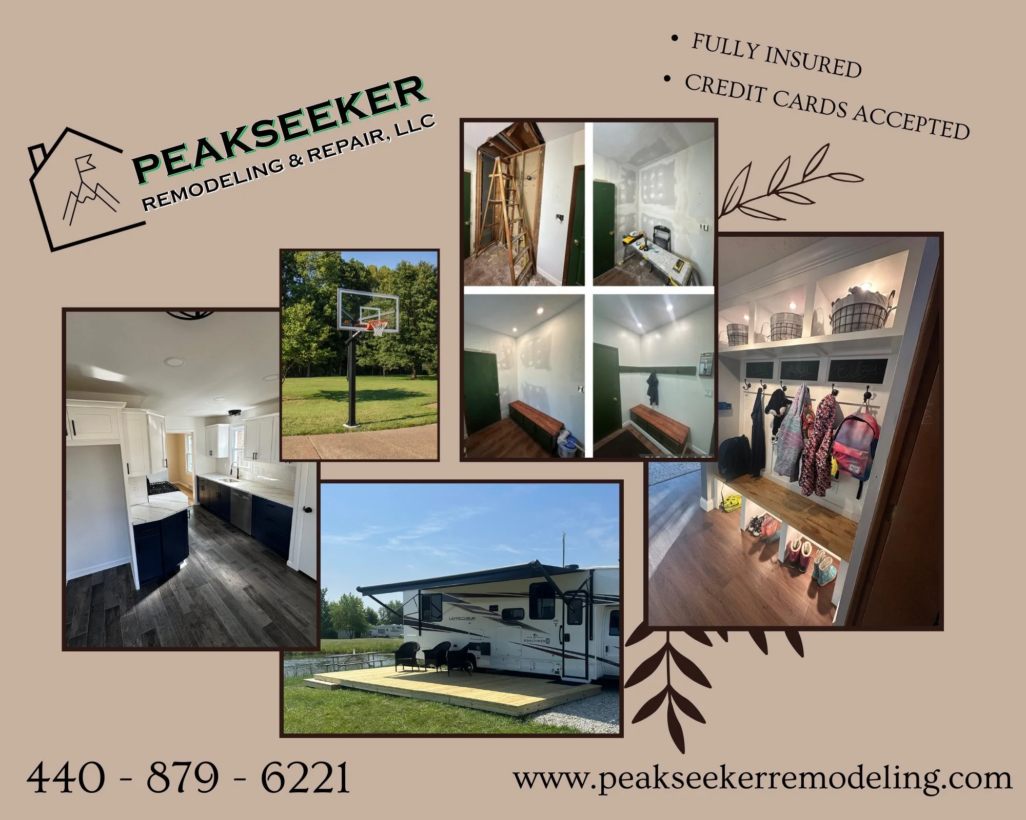 💭Thinking about a remodel? Let&rsquo;s bring your vision to life. Contact us today. 🏡✨

🛠 Peakseeker Remodeling &amp; Repair 🏠
440-879-6221 (cell) ☎️ - call/text
peakseekerremodeling@gmail.com ⌨️
www.peakseekerremodeling.com 💻

#remodeling #Home