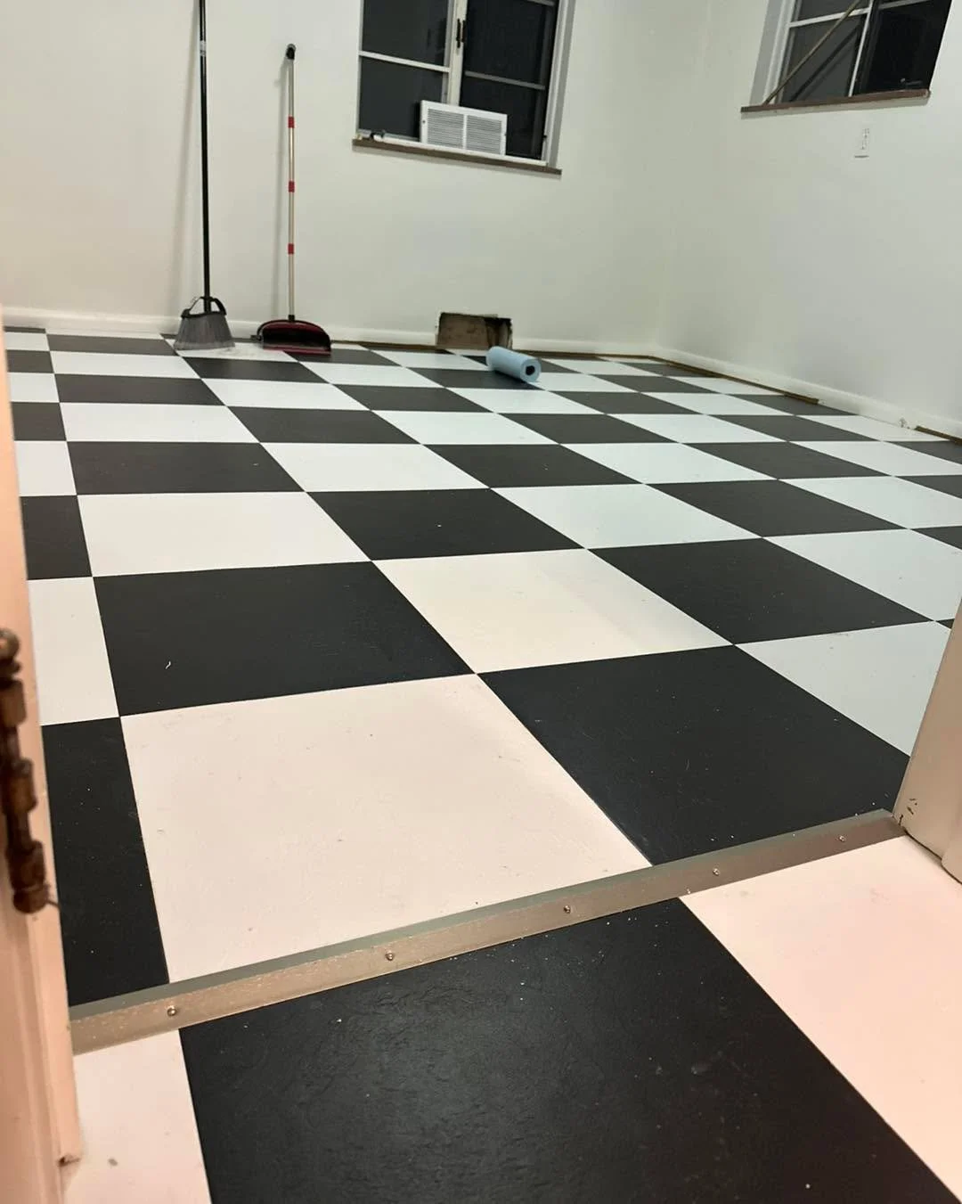 Back at footpath_foundation installing VCT, bringing their main flooring through to the mud room. 

🛠 Peakseeker Remodeling &amp; Repair 🏠
440-879-6221 (cell) ☎️ - call/text
peakseekerremodeling@gmail.com ⌨️
www.peakseekerremodeling.com 💻

#remode