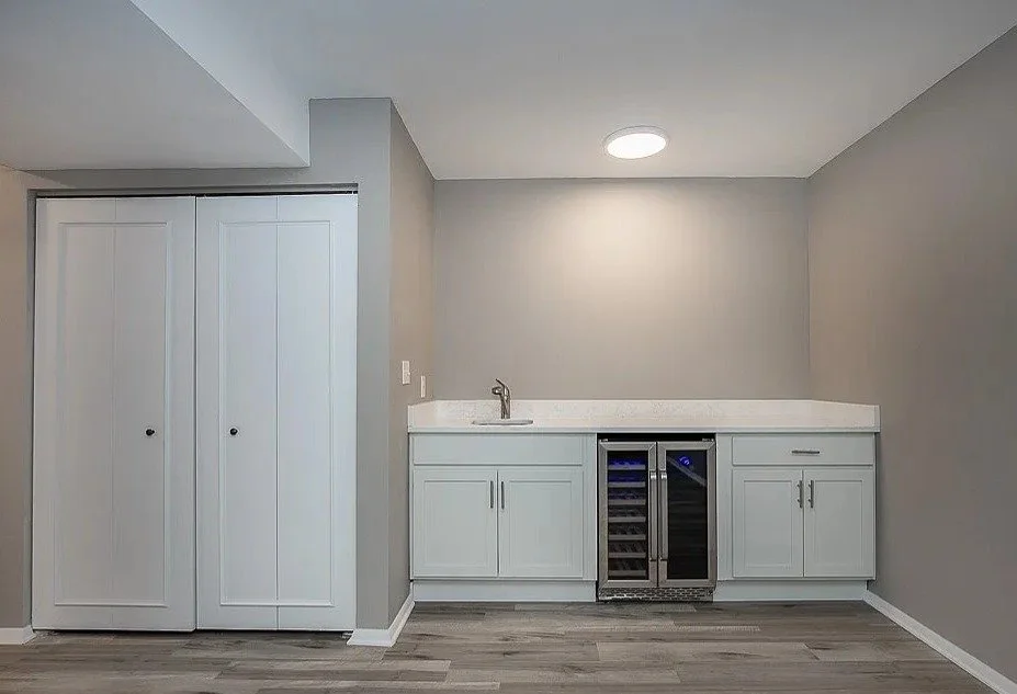 Who needs a therapist when you can have a built-in bar? Swap couch confessions for cocktail confessions.  Our sleek, custom bars fit any space, stocked and ready for your next "oops, I'm buzzed" story! Cheers to happy hour at home! #BuiltIn