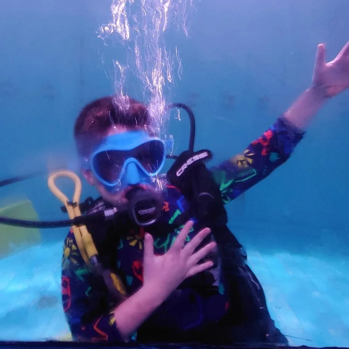 having the best time