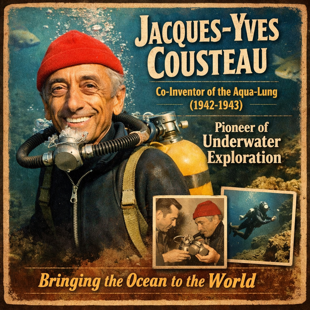 Jacques-Yves Cousteau — The Man Who Let Us Breathe Underwater