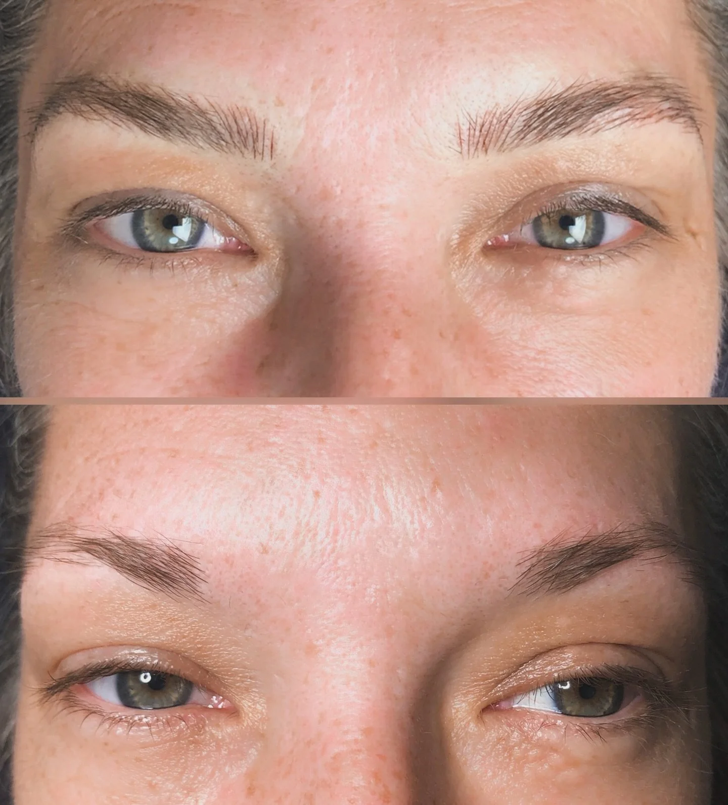 Diese Microblading Transformation hat es wirklich in sich.

In zwei Terminen habe ich dieser sch&ouml;nen Frau ein neues Erscheinungsbild ins Gesicht gezaubert. Besonders zwischen den Augenbrauen fehlten ihr  die eigenen H&auml;rchen, die ich durch e