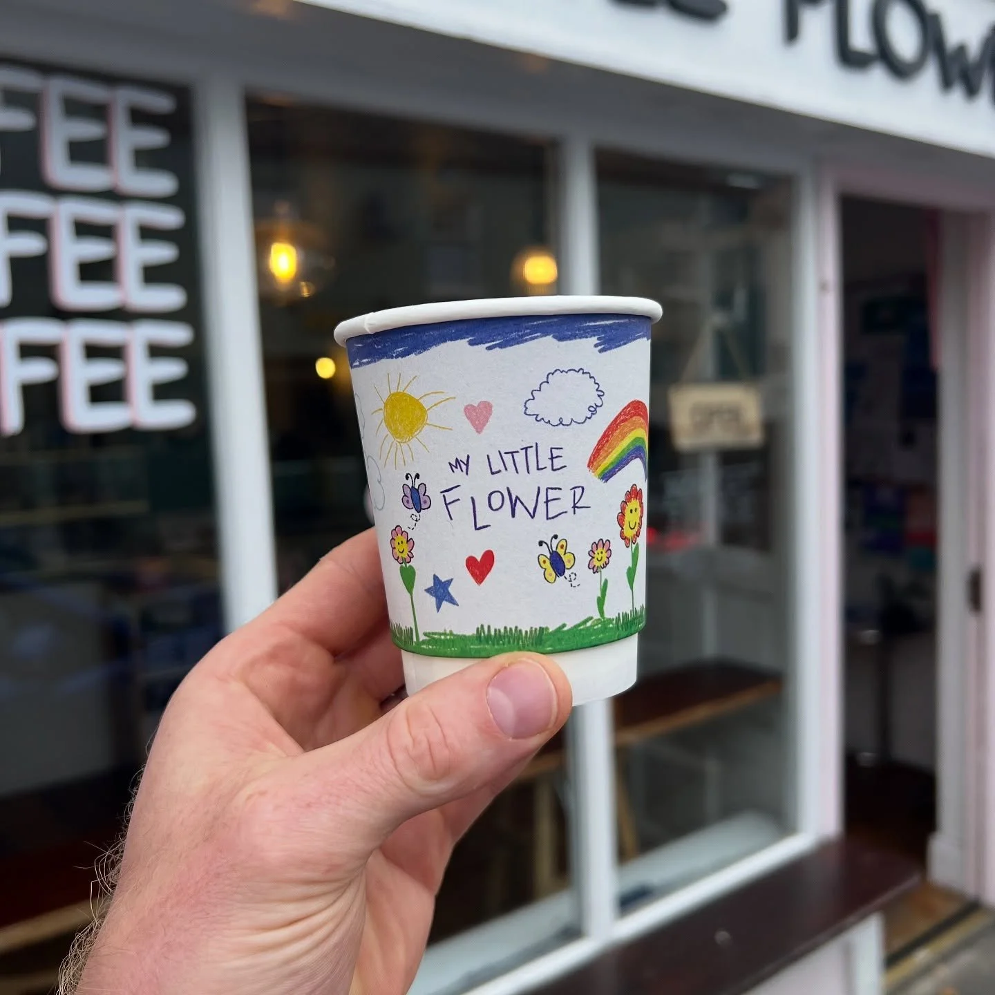 For me, the best part of running a small coffee shop is the people who walk through our doors every day.  Everyone brings their own story, and that’s what makes it so special. 
We are so excited with our new coffee cups, not just because they&