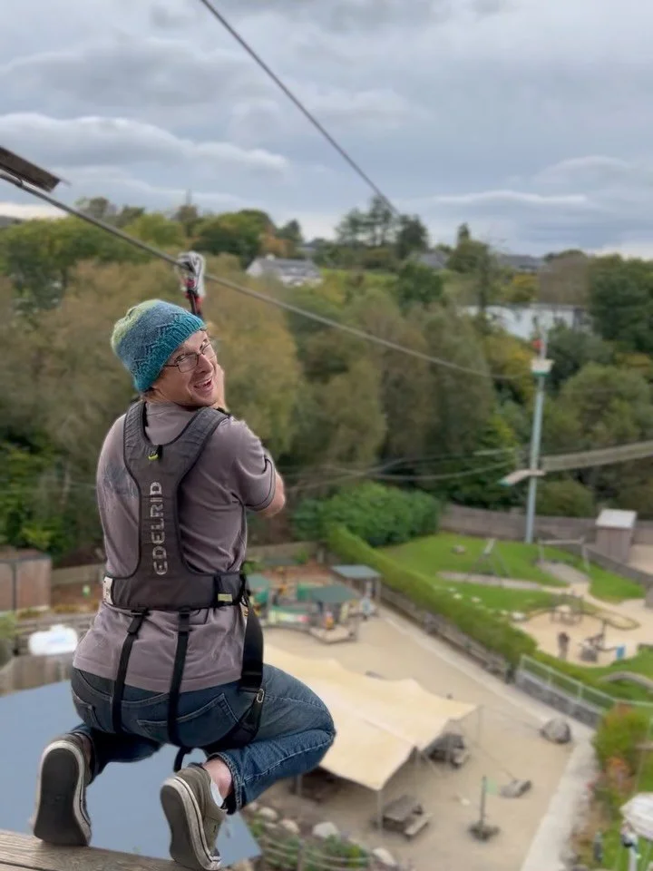 Finally got the chance to get out together after the summer buzz 🧗‍♂️ We crossed suspended ladders, jumped from heights, and had some deadly pizza as always! 
The diggers were the highlight though. Says it all really! 
Much love to our rock so