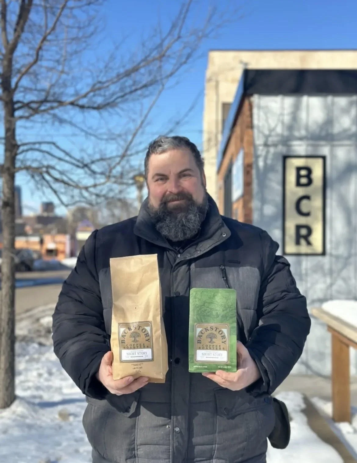 Photo of Micah, from Backstory Coffee