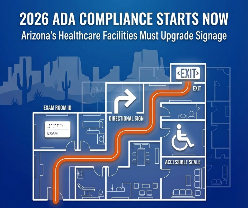 ADA-Compliant Signs for Healthcare in 2026: What Every Arizona Practice Needs to Know