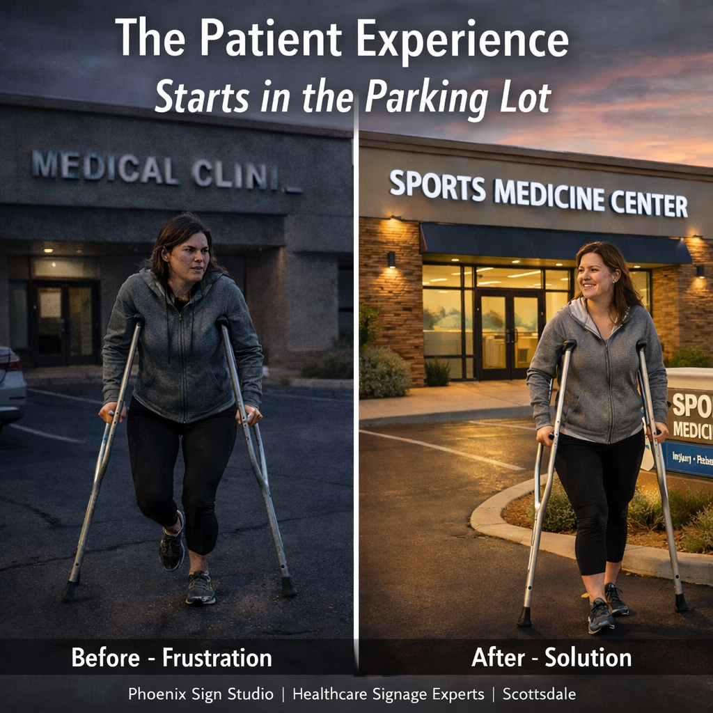 Winning the Patient Experience: Why Clear Signage is Critical for Sports Medicine Clinics