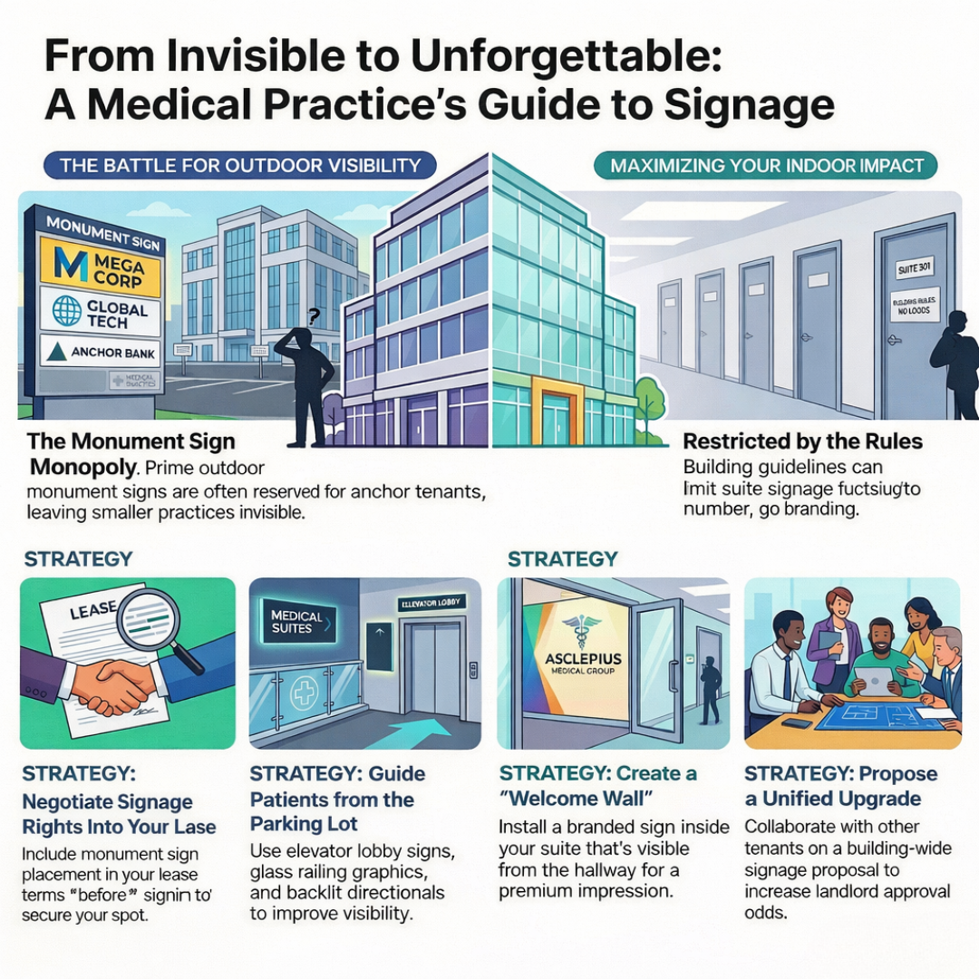 Medical Office Building Drama: Multi-Tenant Sign Politics and How to Win