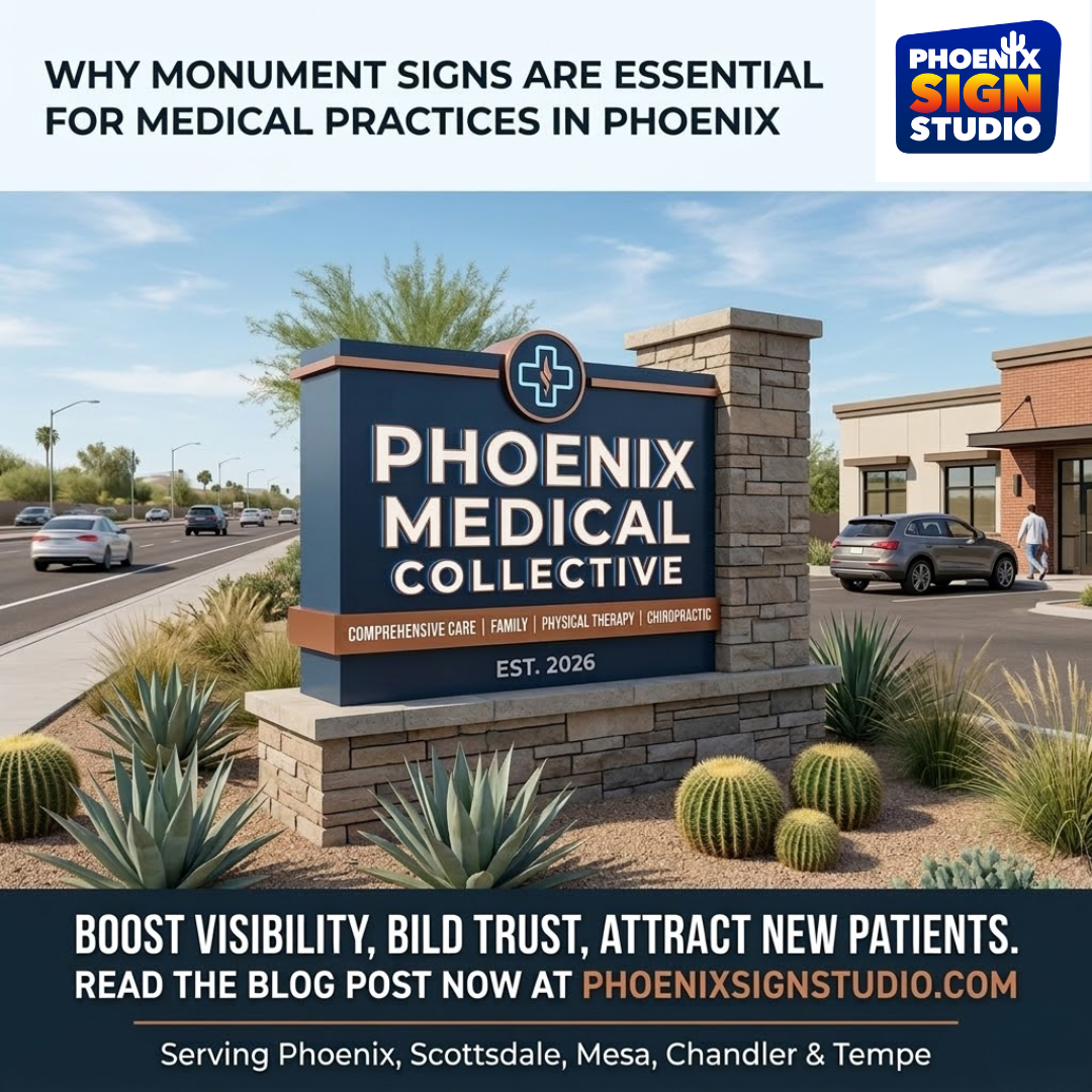 Why Monument Signs Are Essential for Medical Practices in Phoenix