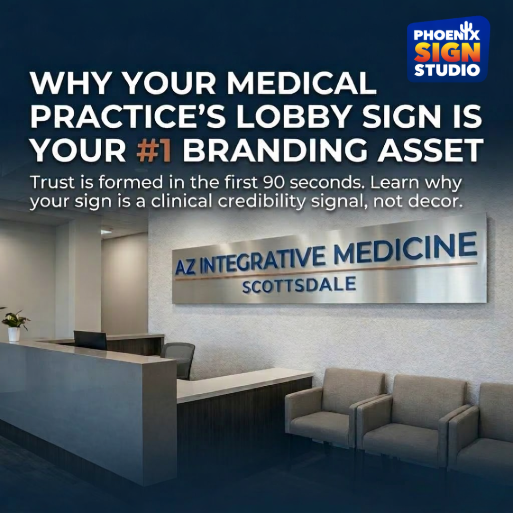 Why Your Medical Practice's Lobby Sign IsYour Most Important Branding Asset