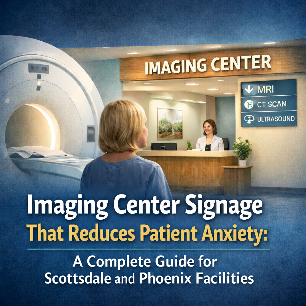 Imaging Center Signage That Reduces Patient Anxiety:A Complete Guide for Scottsdale and Phoenix Facilities