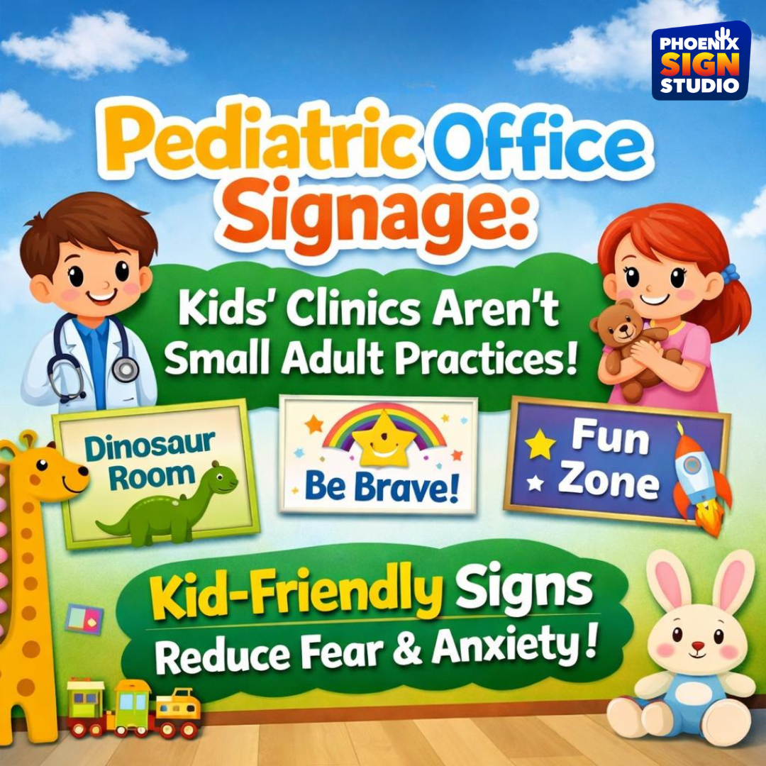 Pediatric Office Signage: Why Kids’ Clinics Cannot Look Like Small Adult Practices (Copy)