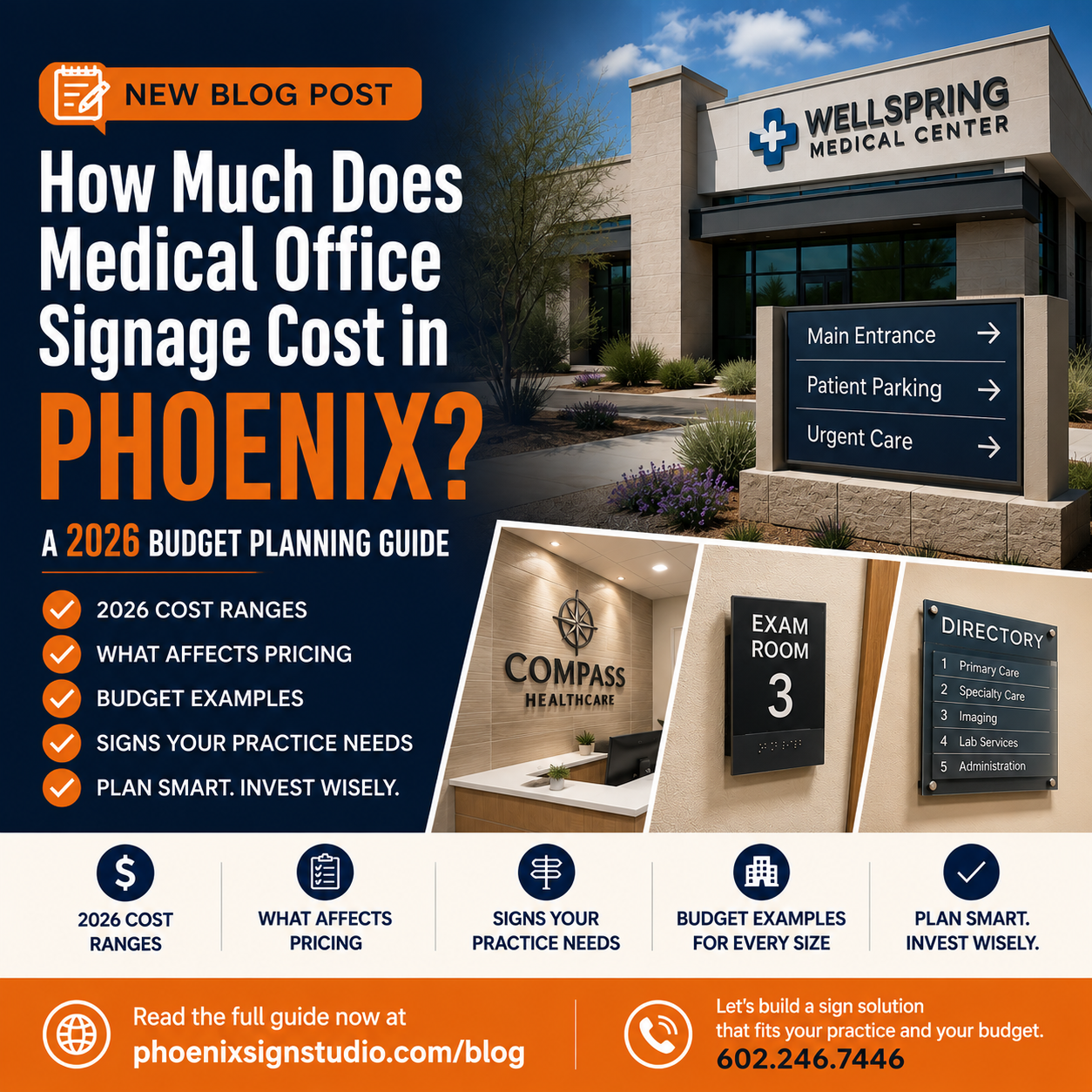 How Much Does Medical Office Signage Cost in Phoenix? A 2026 Budget Planning Guide