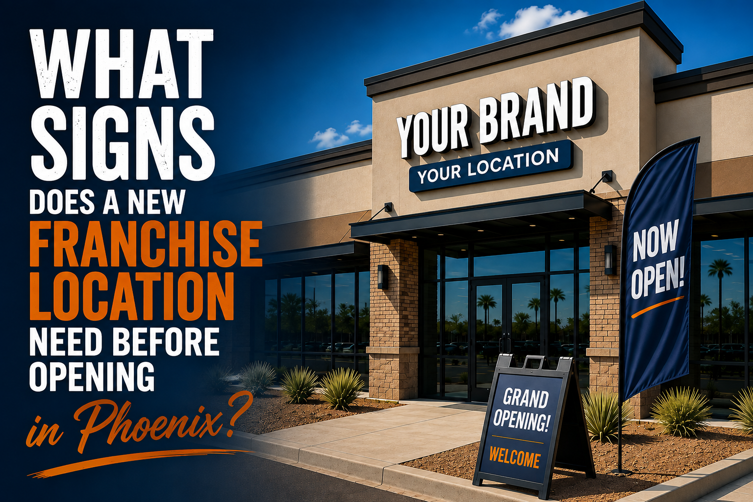 What Signs Does a New Franchise Location Need Before Opening in Phoenix?