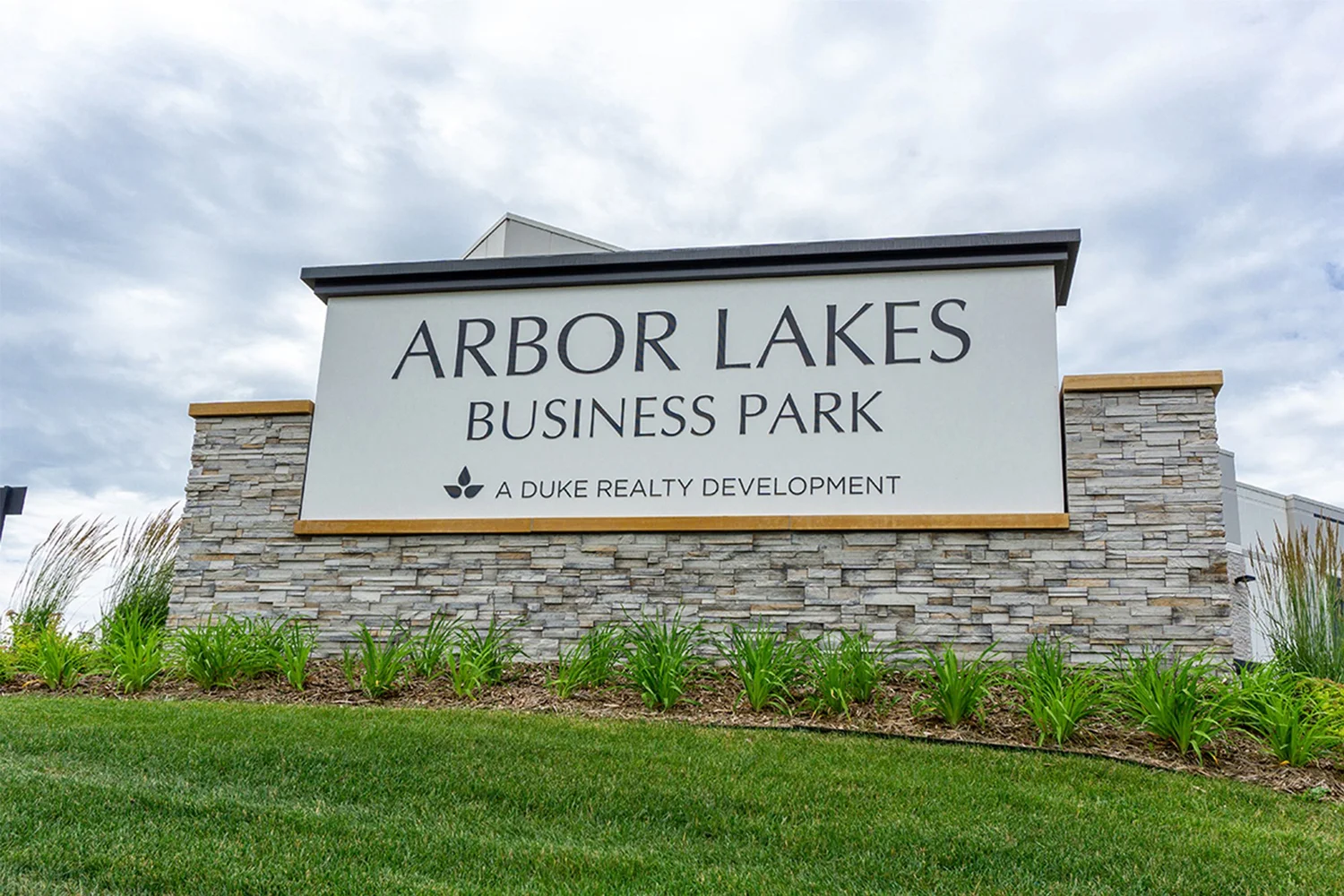 Custom office building monument sign in the Phoenix metro area