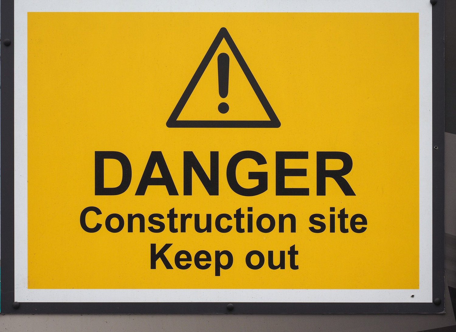 Custom construction job-site and safety signage in the Phoenix metro