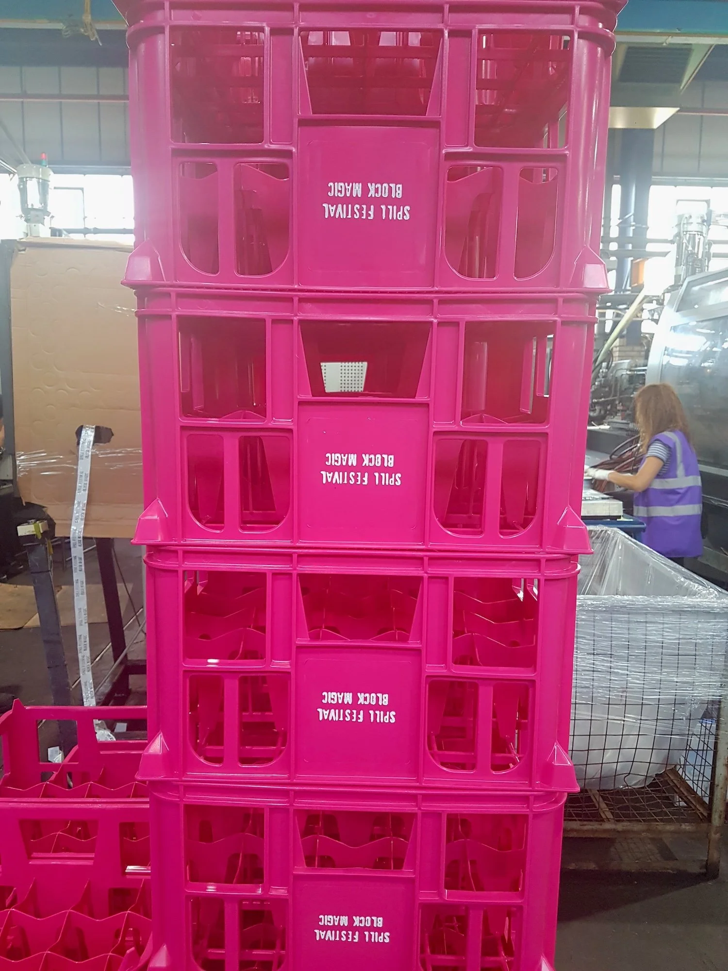    Block Magic     (2018) crates in production.