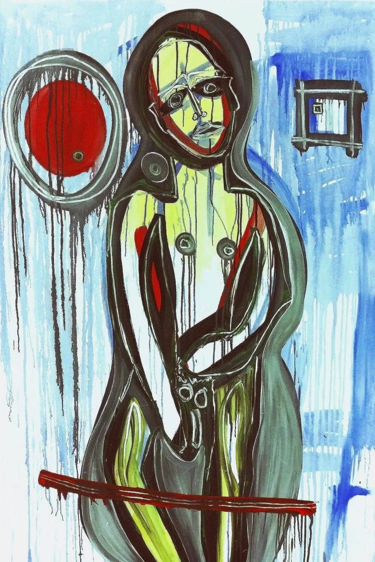 Untitled (1990), oil on canvas 