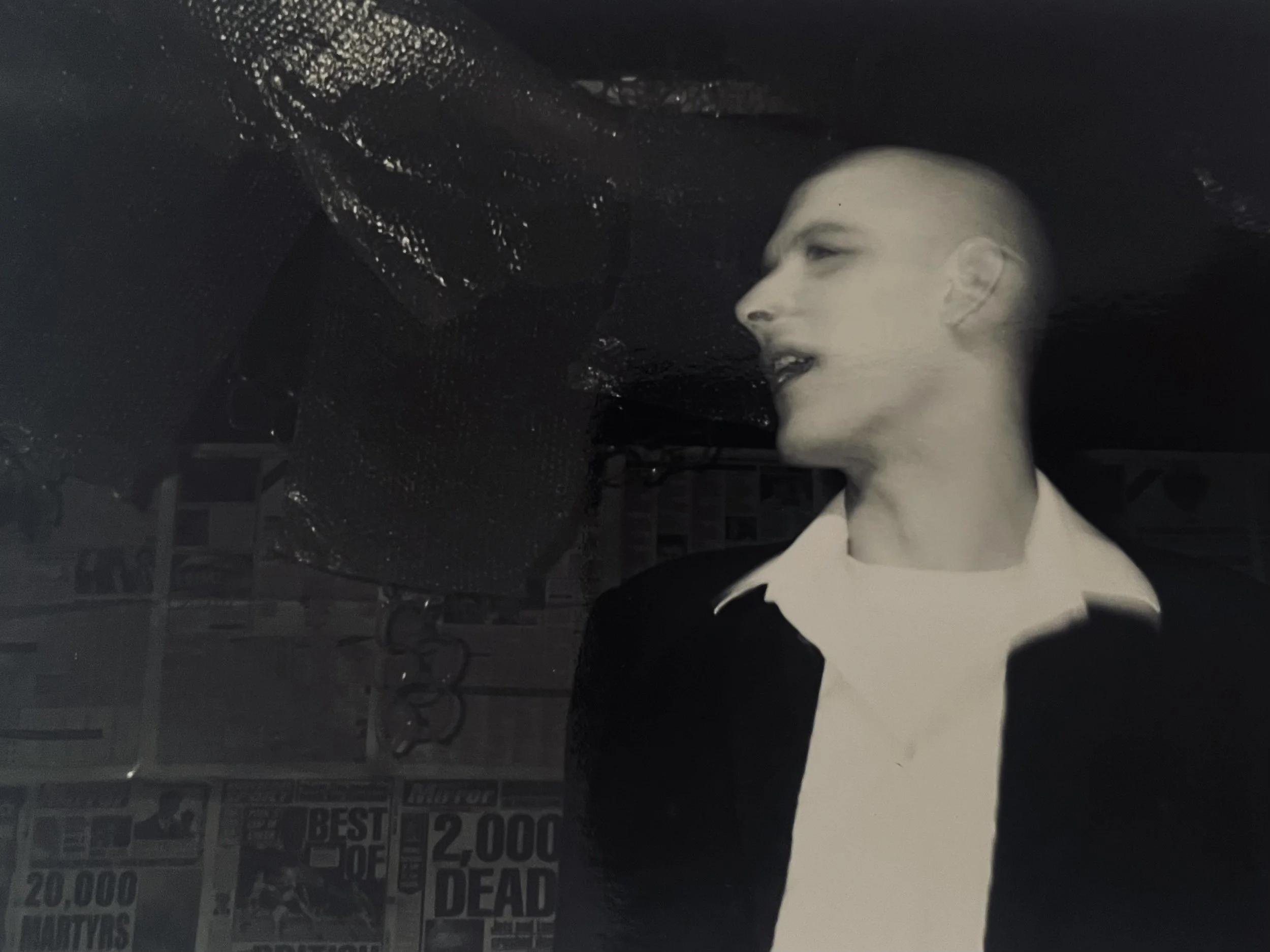 During performance of   Lust     (1990). Photo by Rod Evans.