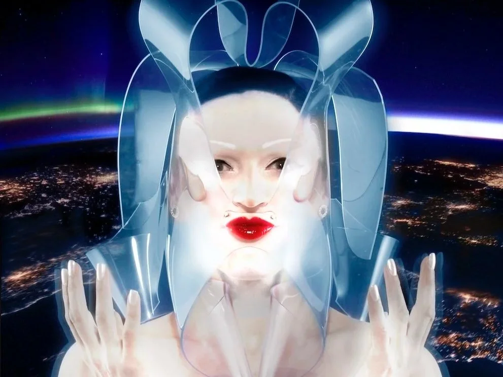   Empress Stah in Space    (2012) by Empress Stah. Photo by Manuel Vason.