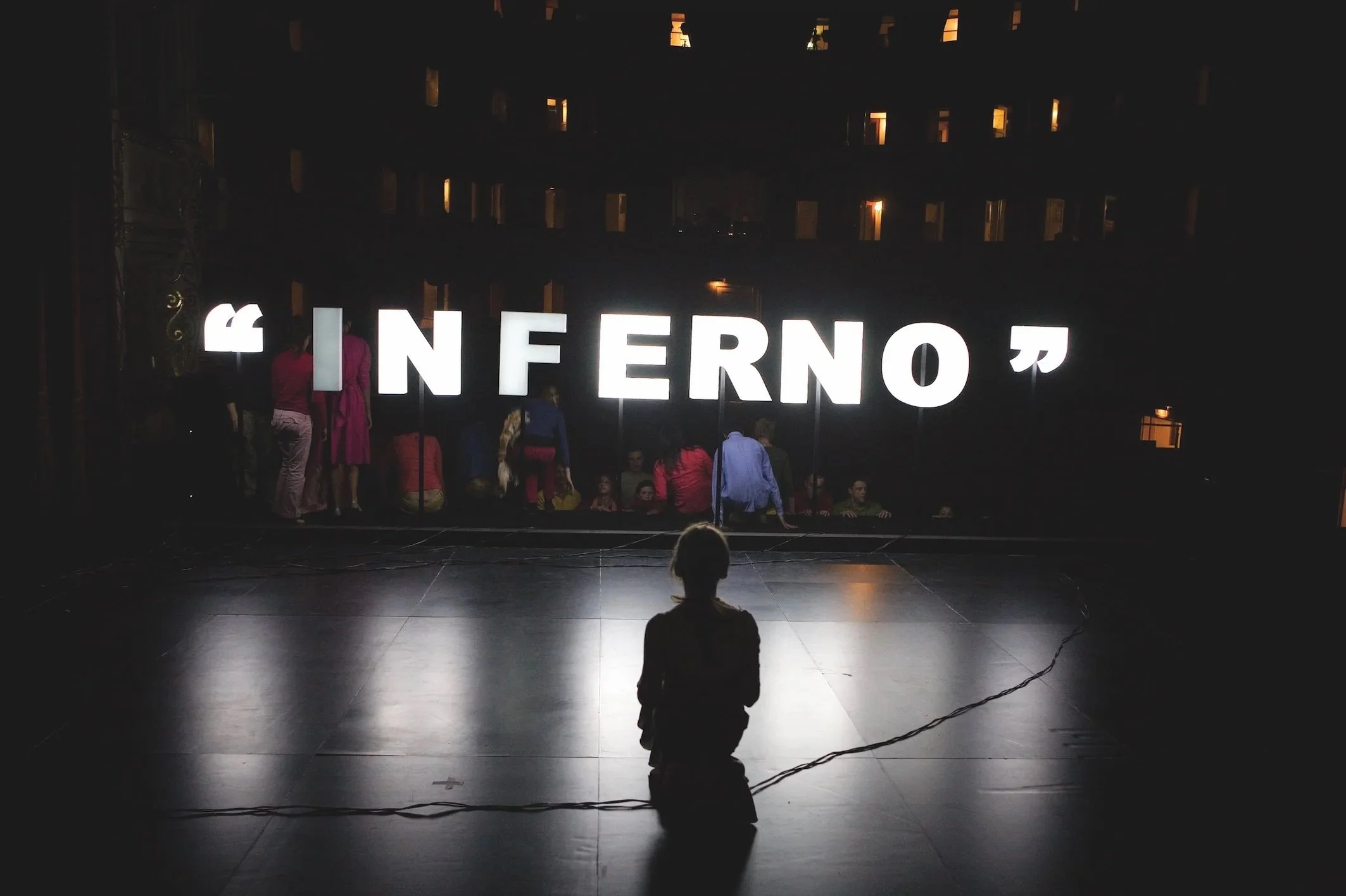   Inferno     (2006) by Romeo Castellucci & Socìetas Raffaello Sanzio. Photo by Luca Del Pia.
