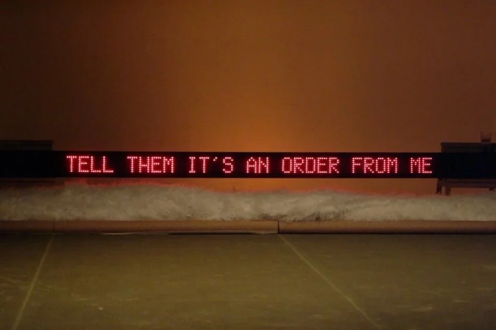 Text box instrucution,  Audiology  (2003). Photo by Antoinette Chaudron.