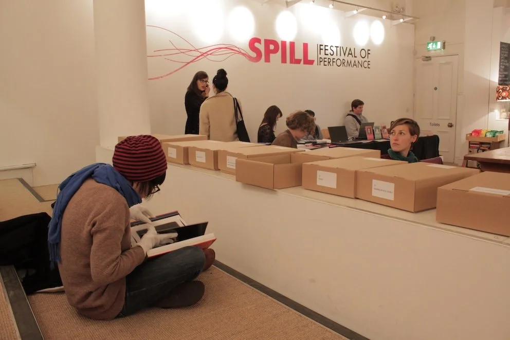   SPILL Study Cafe    (2012). Photo by Keir Fernie.
