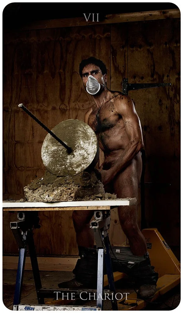 Manuel Vason, The Chariot,   SPILL Tarot   (2009), photo by Manuel Vason