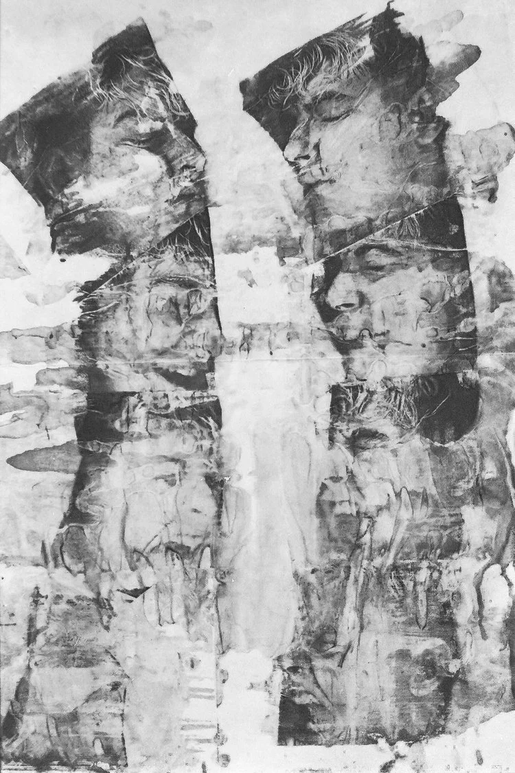   Self-Elimination Series   (1991), acetone print