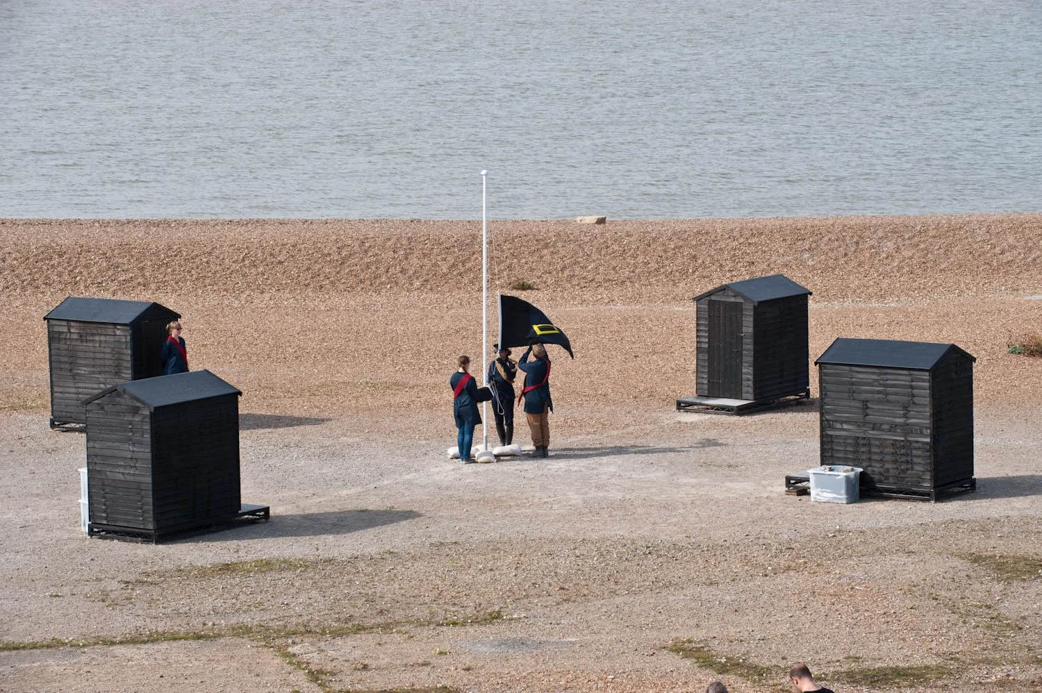 Flags Flying,   Felixstowe Weekender   (2011). Photo by Caroline Guthrie.
